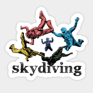 Skydiving team Sticker